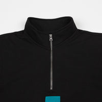 Parlez Mavar 1/4 Zip Sweatshirt - Black thumbnail