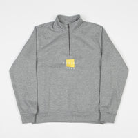 Parlez Mavar 1/4 Zip Sweatshirt - Heather Grey thumbnail