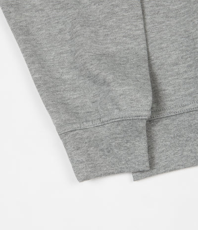 Parlez Mavar 1/4 Zip Sweatshirt - Heather Grey