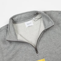 Parlez Mavar 1/4 Zip Sweatshirt - Heather Grey thumbnail