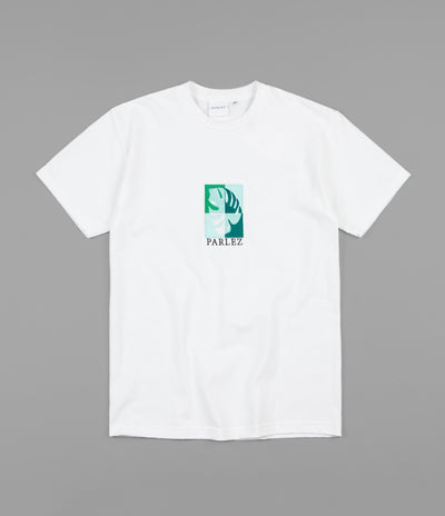 Parlez Oblique T-Shirt - White / Green