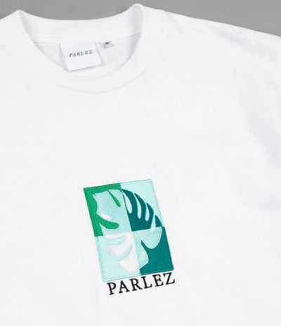 Parlez Oblique T-Shirt - White / Green