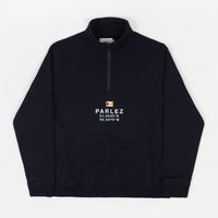 Parlez Prospect Quarter Zip Sweatshirt - Navy thumbnail