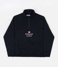 Parlez Prospect Quarter Zip Sweatshirt - Navy