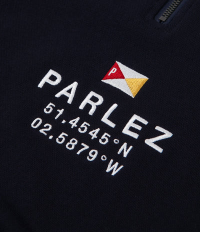 Parlez Prospect Quarter Zip Sweatshirt - Navy