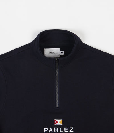 Parlez Prospect Quarter Zip Sweatshirt - Navy