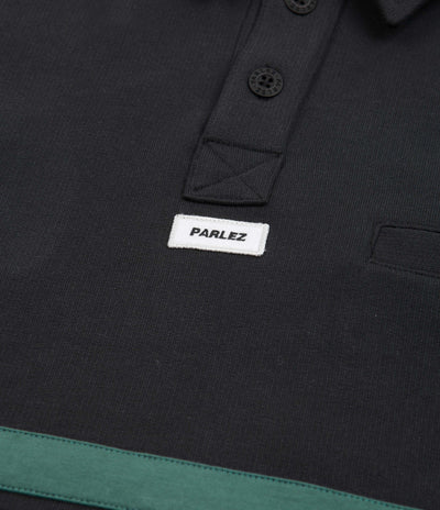 Parlez Prout Rugby Shirt - Black / Dusty Teal