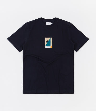 Parlez Radial Organic T-Shirt - Navy