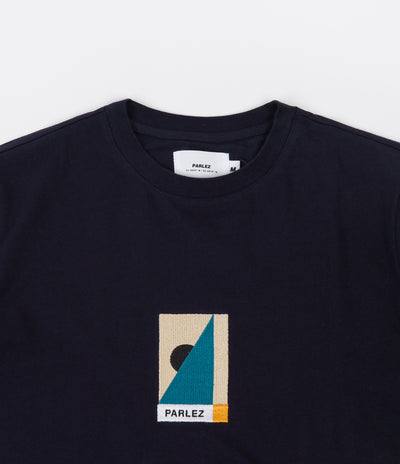 Parlez Radial Organic T-Shirt - Navy