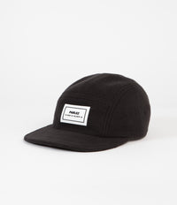 Parlez Signet Fleece 5 Panel Cap - Black