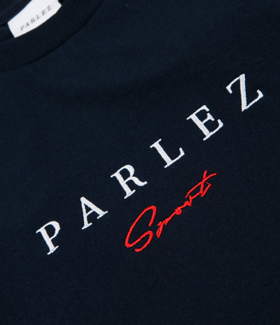 Parlez Sport Script T-Shirt - Navy