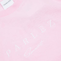 Parlez Sport Script T-Shirt - Pink thumbnail