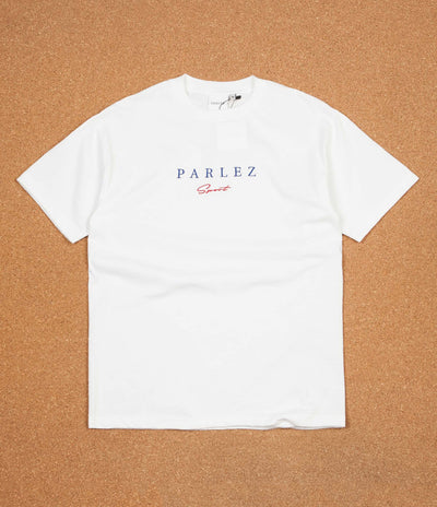 Parlez Sport Script T-Shirt - White