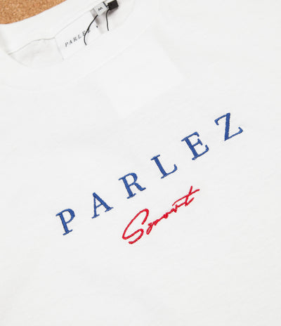 Parlez Sport Script T-Shirt - White