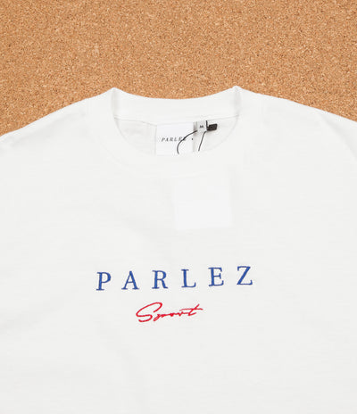 Parlez Sport Script T-Shirt - White