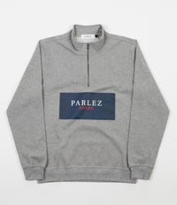 Parlez Sports Block 1/4 Zip Sweatshirt - Heather