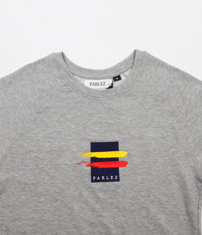 Parlez Stripe Crewneck Sweatshirt - Heather