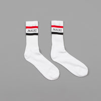 Parlez Stripe Socks - White / Red / Black thumbnail