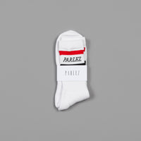 Parlez Stripe Socks - White / Red / Black thumbnail