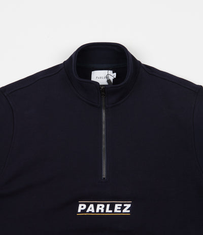 Parlez Sven Quarter Zip Sweatshirt - Navy