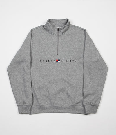 Parlez Tidal 1/4 Zip Sweatshirt - Heather Grey