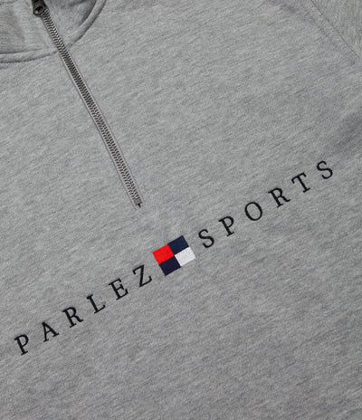 Parlez Tidal 1/4 Zip Sweatshirt - Heather Grey