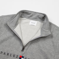 Parlez Tidal 1/4 Zip Sweatshirt - Heather Grey thumbnail