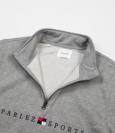 Parlez Tidal 1/4 Zip Sweatshirt - Heather Grey