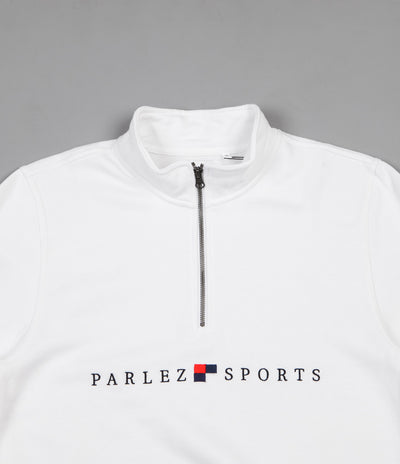 Parlez Tidal 1/4 Zip Sweatshirt - White