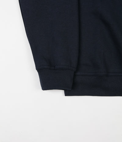 Parlez Tjalk 1/4 Zip Sweatshirt - Navy