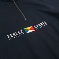 Parlez Tjalk 1/4 Zip Sweatshirt - Navy thumbnail