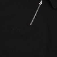 Parlez Tonal Heavyweight 1/4 Zip Sweatshirt - Black thumbnail