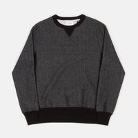 Parlez Tonal Heavyweight Crewneck Sweatshirt - Black thumbnail