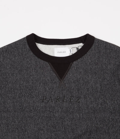 Parlez Tonal Heavyweight Crewneck Sweatshirt - Black