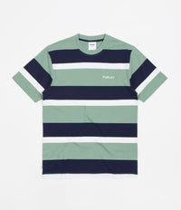 Parlez Topanga Stripe T-Shirt - Dusty Aqua