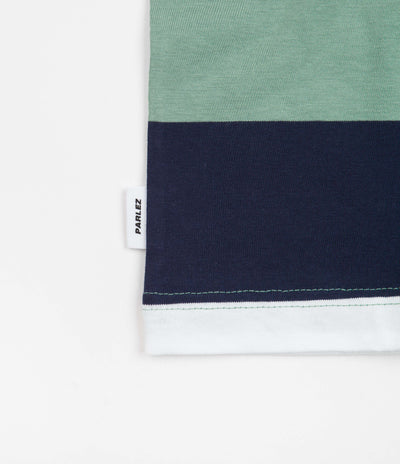 Parlez Topanga Stripe T-Shirt - Dusty Aqua