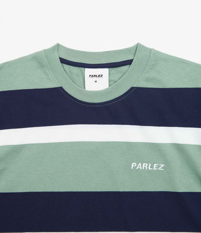 Parlez Topanga Stripe T-Shirt - Dusty Aqua