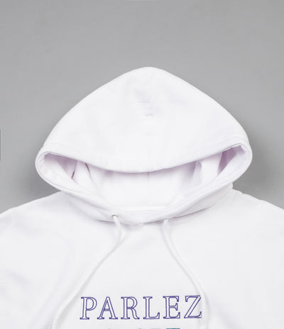 Parlez Trace Hoodie - White