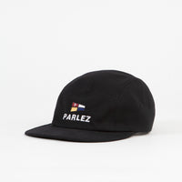 Parlez Tradewinds 5 Panel Cap - Black thumbnail