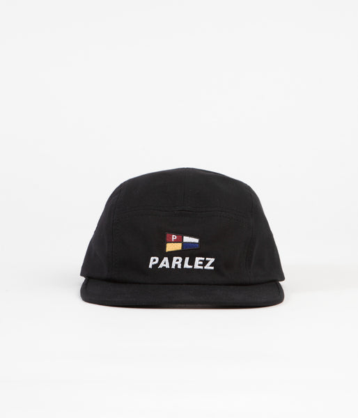 Parlez Tradewinds 5 Panel Cap - Black | Flatspot