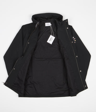 Parlez Tradewinds Hooded Windbreaker Jacket - Black