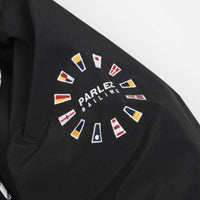 Parlez Tradewinds Hooded Windbreaker Jacket - Black thumbnail