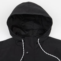 Parlez Tradewinds Hooded Windbreaker Jacket - Black thumbnail