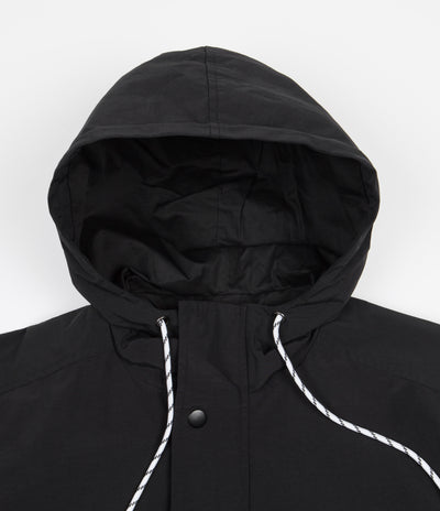 Parlez Tradewinds Hooded Windbreaker Jacket - Black