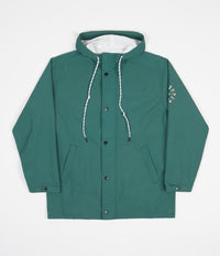 Parlez Tradewinds Hooded Windbreaker Jacket - Dusty Teal