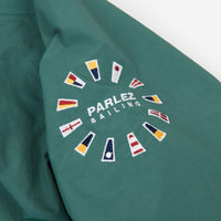 Parlez Tradewinds Hooded Windbreaker Jacket - Dusty Teal thumbnail