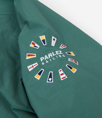 Parlez Tradewinds Hooded Windbreaker Jacket - Dusty Teal