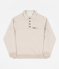 Parlez Vincent Button Down Sweatshirt - Ecru