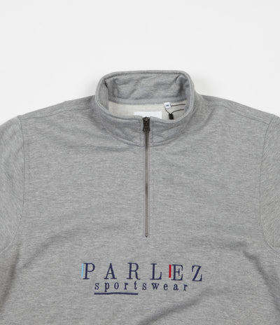 Parlez Wear 1/4 Zip Sweatshirt - Heather Grey