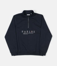 Parlez Wear 1/4 Zip Sweatshirt - Navy